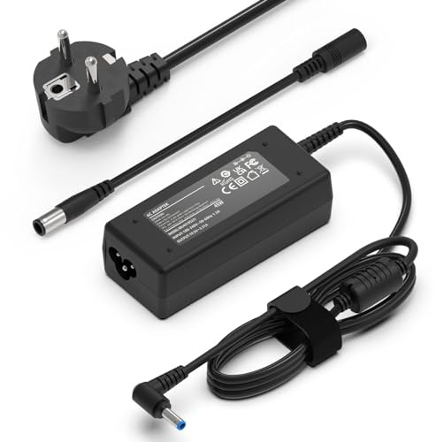 45W Caricatore per HP Alimentatore Laptop Caricabatteria Per HP Elitebook 830 840 850 Pavilion 11 13 15, Probook 430 440 470, Stream 11 13 14 X2, Spectre Envy Adattatore （4.5 * 3.0mm）