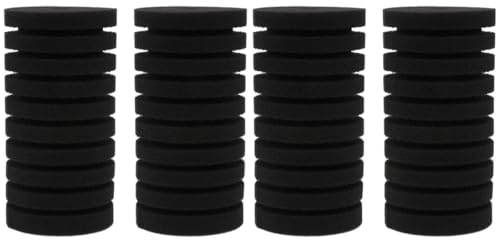 ULTECHNOVO Aquarium Filter Sponge - 4 Pack Aquarium Filter Replacement Foam - Fish Tank Pre- Sponge, Black