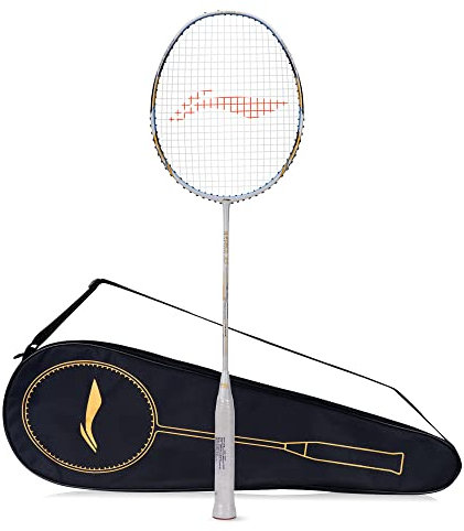 Li-Ning G-Force X5-79 Grams G6 Badminton Racket (White/Gold/Blue)