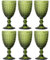 La Bouchée By La Cartuja De Sevilla Alma Set 6 Copas Vidrio 30cl Verde