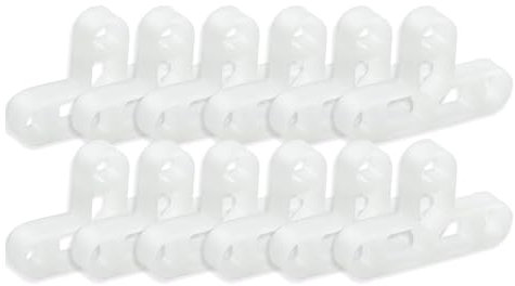 110 pezzi Croci per piastrelle, 10 mm, distanziatori per piastrelle, Distanziatori a T, bianco, per pavimenti, pareti, cortili, giardini, balconi, terrazze