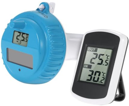 BESPORTBLE termometro per piscina galleggiante termometro wireless termometri impermeabili fluttuante impermeabile termometro galleggiante termometro per piscina senza fili