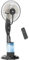 HOMCOM Ventilator mit Wasserkühlung, Standventilator mit Sprühnebel, Fernbedienung, Timerfunktion, 3,2L Wassertank, 3 Modi, 75 W, oszillierend Wasserventilator mit Rollen, 120 cm