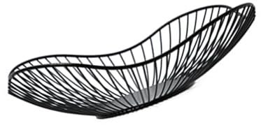 Panier Rangement Fruits Snacks Métalliques Bol Rangement Pain Plat Service pour Table À Manger Décoration Salon