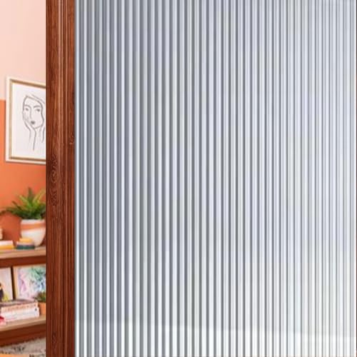 Vinilos para Cristales Vinilo Ventana 90 x 535 cm Efecto Esmerilado, Anti-UV, Privacidad Vinilo Translucido para Ventanas para Dormitorio Sala Comedor, Changhong 2