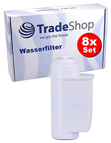 8x Trade-Shop Ersatz Wasserfilter/Filterpatrone für Siemens EQ.6 plus S100 TE651509DE S300 TE653501DE S400 TE654509DE S500 TE655503DE
