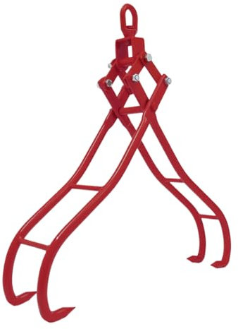 Pinzas para madera para troncos de hasta 36 pulgadas, fuerza de tracción 2T, alicates de elevación con 4 mandriles de sujeción para maderera, silvicultura, construcción, construcción naval, etc.