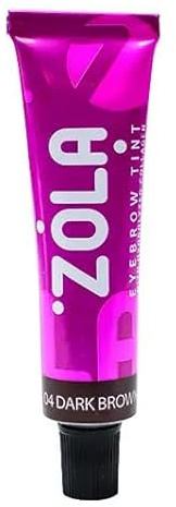 Tinte para cejas Zola 04 Dark Brown, 15 ml