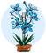 DHINCHANSAIB Orquídeas Kit de Construcción Ramo de Flores, 1097 PCS Flowers Artificiales para Oficina y Hogar, Regalo para Niños 6+ en Adelante, Cumpleaños, Día de la Madre, San Valentín