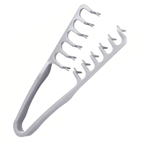 Pettine 2 in 1 per Volume & Texture, Denti Larghi/Fini Antifrizz - Styling Fluffy Portatile per Uomini e Donne, Adatto a Tutti i Tipi di Capelli (1 Pezzi)