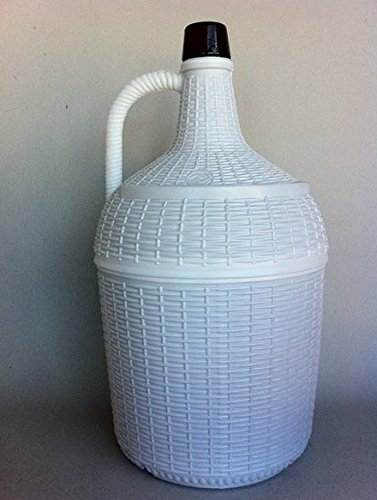 Garrafon cristal funda plastica blanca 5 Lt