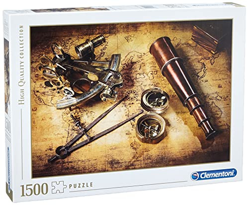 Clementoni 31808 puzzle for adults and children - Course On The Treasure Puzzle (1500 Pieces)