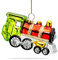 SIKORA BS459 Lokomotive rot grün Christbaumschmuck Glas Figur Weihnachtsbaum Anhänger