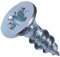 AERZETIX - Juego de 100 - Tornillo para madera - Ø3x10mm - Acero galvanizado - Metal - Cabeza fresada - Huella Cruciforme Pozidriv - Color plata - C44781