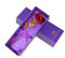 Rosa chapada en Oro Rosa de 24 K, Oro Rosa Rosa Rosa Rosa con Caja de Regalo, Regalo romántico para San Valentín, Día de la Madre, cumpleaños, Navidad, Color Rojo