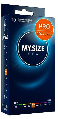 MY.SIZE PRO Kondom Größe 4, 57 mm, 10 Stück - Die neue Generation MY.SIZE Kondome