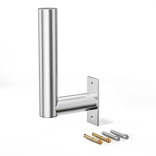 ANNTLENT Antennenmast Halterung L-Typ für Außenantenne-Universal 30cm Länge Außenantennen Mast für Handy-Signalverstärker Antenne/Satelliten Antenne Halterung