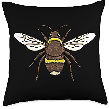 Fat Bee Bumble Bee Beekeeper Beekeeping Honeybee Throw Pillow