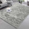 Granbest Shaggy Teppich Hochflor Langflor Teppiche für Wohnzimmer Moderner Flauschiger Kurzflor Teppich Rutschfester Teppich für Altere und Kinder（60cm*110cm，Hellgrau）