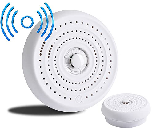 SAFE TECH Heat Alarm, 10 Year Battery Heat Detector, Wireless Interconnected Heat Alarm with Advanced Thermistor, Fire Alarm for Kitchen, Garages, Lofts, Boiler Rooms and Laundry Rooms