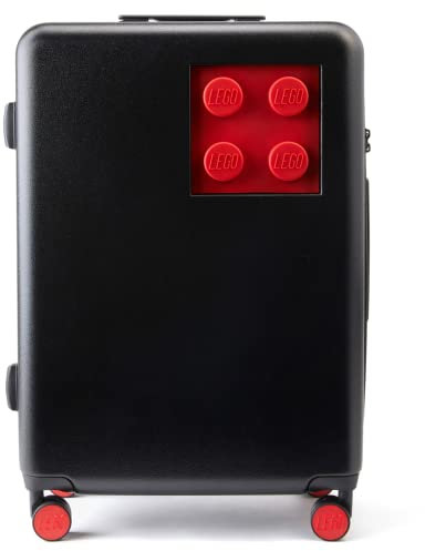 Lego - tegel 2x2 urban vagn 24 tum - svart/ljus röd (20153-1963)