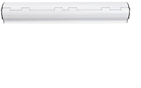 Barra de seguridad para puertas dobles de patio diseñada para adaptarse a manijas horizontales en puertas francesas y para puertas de invernadero plegables, fabricada con aleación de aluminio