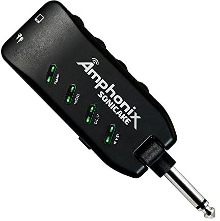 SONICAKE Mini Amplificatore Headphone Amp Bluetooth Multi-Effetti Plug-In USB Ricaricabile Portatile Amphonix