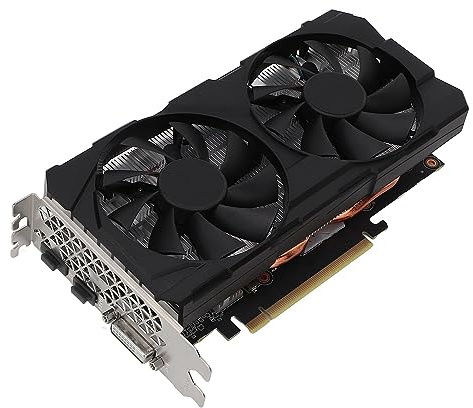 VBESTLIFE Scheda Grafica GTX 1660 Super 6 GB, GDDR6, 192 Bit, PCI Express 3.0 X16, 1530/7000 MHz, Scheda Video per Giochi per PC Desktop con Interfaccia HDMI, DVI, DP