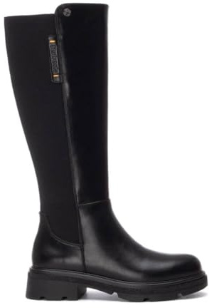 REFRESH - Bota Mujer Negro - Calzado Cómodo y Versátil - Moda casual - Modelo 17293501 (Talla 38)