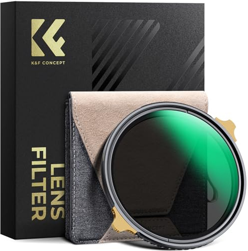 K&F CONCEPT Filtre ND2-32 67mm Variable en Cuivre sans Croix Noire 1-5 f-Stops Verre Optique AGC HD Revêtement Multicouche de 36 Imperméable Anti des Rayures Anti-Reflets Nano-X Pro