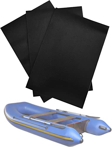Boat Repair Kit with PVC Patches Set Accessory Boat Repair Patch, 3pcs PVC Repair Patches Kit Set Kayak Patch Repair Kit for Inflatable Raft Boat Canoe Kayak