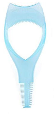 1pc Mascara Applicator Guide Tool 3 in 1 Eyelash Comb Makeup Eyelashes Comb Brush Rurler Cosmetic Tools Blue