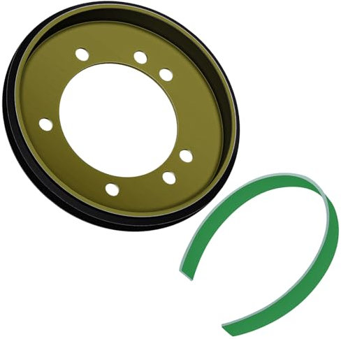 04743700 Lawn Tractor Drive Disc Kit With Liner/Friction Wheel, Compatible With Snapper Riding Clutch Disc, Replace Models 240-975, 7053103, 7600135, 5-3103, 5-7423, 7053103, (OD 6 ID 5-1/8) (1)
