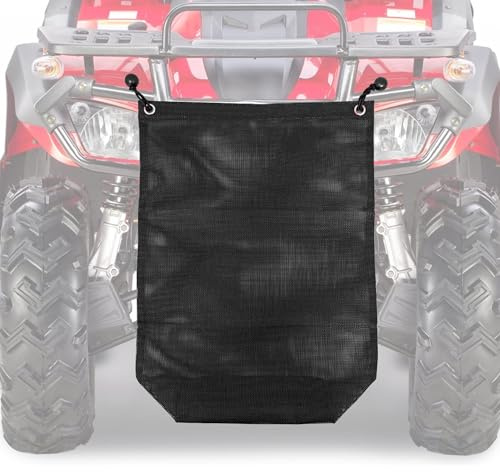 UTV ATV Trash Sack, Universal Mesh Trash Bag Vinyl Compatible with Polaris RZR, Can-Am, CFmoto, Honda, Kawasaki, Arctic Cat