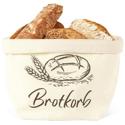 MEJOSER Brotkorb Stoff Modern Einzugsgeschenke Wohnung Haus Brötchenkorb Geschenk zum Einzug Umzug Einweihungsgeschenk Haus Brot und Salz Geschenke Brotbeutel Brottasche