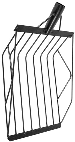 BESPORTBLE Metal Corn Shovel and Coal Briquette Shovel Portable Garden and Farm Soil Digging Tool for Maize Collection and Soil Sifting