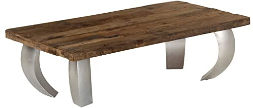 Opium Coffee Table,Vintage Coffee Table,Mid Century Modern Coffee Table,Industrial Coffee Table,Modern Side Table,Center Table for Living Room,Sofa Table, Reclaimed Wood and Steel 43.3x23.6x13.8