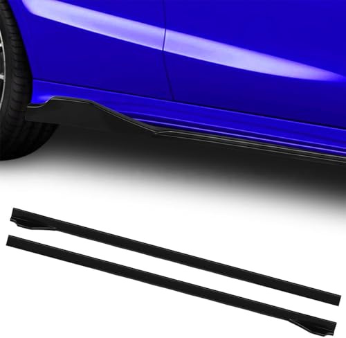 ZDDYUU Faldón Lateral del Coche para BMW X1 X2 X3 X4 X5 X6 E84 F48 F39 E83 F25 F26 G02 E53 E70 F15 G05 E71 F16, Alerón Lateral Coche Divisor de Balancín Estribos Laterales Pedales Anti-rasguños