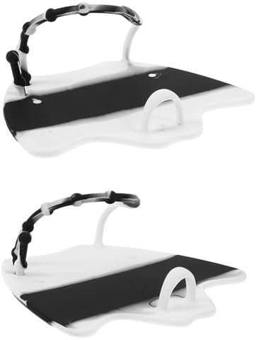 BESPORTBLE 1paar Unisex Schwimmhandschuhe Aus Silikon Mit Schwimmhäuten Verstellbar Für Training Und Wasserübungen Für Erwachsene Und Zebra-Design