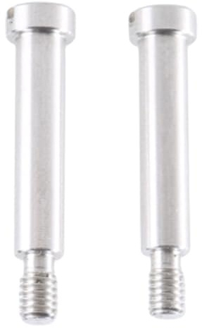 2 viti di fissaggio professionali per giradischi da 4 mm, in acciaio inox, viti di ricambio per accessori per giradischi