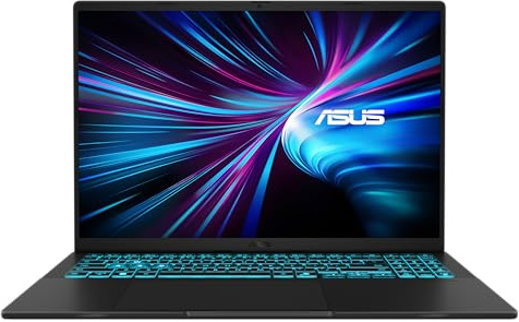 ASUS Vivobook 16 (2025) Notebook con NVIDIA RTX 5050, Monitor da 16 a 144Hz, processore Intel® Core™ 7 240H, 16GB RAM, 1TB SSD, Windows 11 Home, Nero