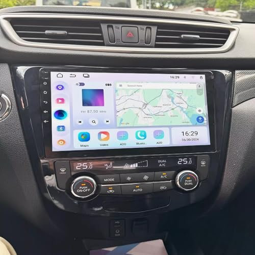 10 inch Android 13 Car Radio for Nissan Qashqai 2013-2018 Head Unit, 2+32G Touch Screen Stereo for Nissan X-Trail T32 2013-2017 Radio Upgrade GPS NaviAndroid Auto Bluetooth WiFi FM RDS
