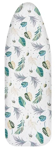 AOOTE Funda para Tabla de Planchar,125x46CM Funda Elástica para Tabla de Planchar,Funda Gruesa para Tabla de Planchar,Funda Tabla de Planchar Ajustable,Reflecta Vapor y Calor,Funda 100% Algodón
