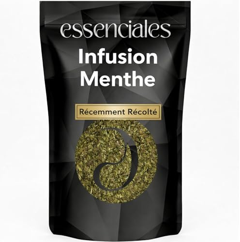 Infuso di Menta Piperita | Allevia la Congestione Nasale da Raffreddore | 100% Biologica e Naturale | Foglie Essiccate e Tagliate Delicatamente | Senza Additivi - Rinfresca il Respiro