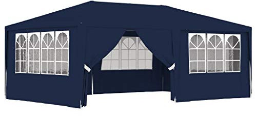 Goliraya Gazebo Professionell med vägggardiner för fester 4x6 m/4x4 m 90 g/m² Vattentät UV-skydd Garden Tält Evenemang Marknader Utomhus Finns i många olika färger