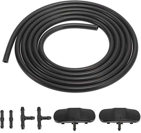 X AUTOHAUX 5uds Coche Delantero Parabrisas Lavado Boquillas 2 Metros Manguera 5M0955985C