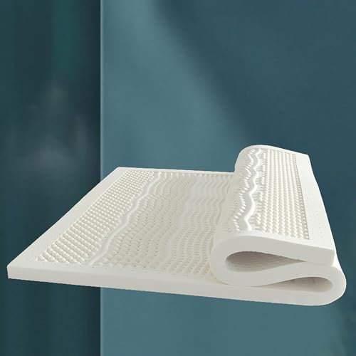 NAKEAH Latexmatratze 100% Latex Medium Soft 7 Zonen Orthopädische Matratze mit abnehmbar,10cm,180x200cm