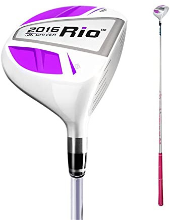 OUZBEM Golf Club Wood Kids 1# - Palos de golf de madera para niños, palo de golf Fairway Woods Junior (rosa, para edades de 9 a 12 años) Vision