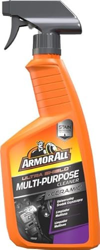 Armor All Ultra Shield + Ceramic Multi Purpose Interior Car Cleaner 500ml, Ceramic Formula and Stain Repelling Technology, Keeps your Car's Surfaces Clean for Longer, Ideal for Car Detailing