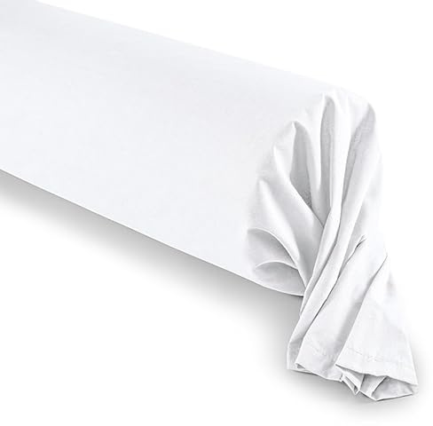 Taie de traversin Prémium 45 x 185 cm (Neige, Taie de traversin 45 x 185 cm)